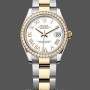 Replica Rolex Datejust 31mm Edelstahl und Gelbgold 278383rbr 0001 Weißes Römisches Oyster