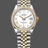 Replica Rolex Datejust 31mm Edelstahl und Gelbgold 278383rbr 0002 Weißes Römisches Jubiläum Elegantes Design