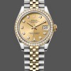 Replica Rolex Datejust 31mm Edelstahl und Gelbgold 278383RBR 0026 Champagner Diamant Jubiläum Ideal für Damen