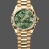 Replica Rolex Datejust 31mm Gelbgold 278278 Olive Green Floral President m278278 0046 Feminine Ausstrahlung