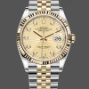 Replica Rolex Datejust 36 126233 0045 Champagner Fluted Motif Diamond Dial Stilvolles Accessoire