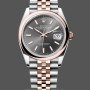 Replica Rolex Datejust 36 Everose Gold Grey Dial Jubilee m126201 0013