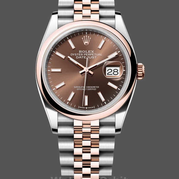 Replica Rolex Datejust 36 Steel & Everose Gold Chocolate Dial M126201 0043 Damenuhr Exklusive Verarbeitung