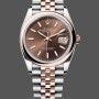 Replica Rolex Datejust 36 Steel & Everose Gold Chocolate Dial M126201 0043 Damenuhr