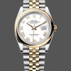 Replica Rolex Datejust 36 Two Tone White Dial Roman Numerals 126203 0029 Moderne Replik