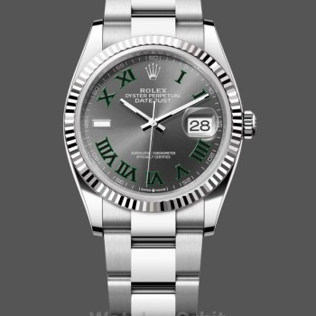 Replica Rolex Datejust 36 Wimbledon Dial Midsize M126234 0046 Luxus Unisex Uhr