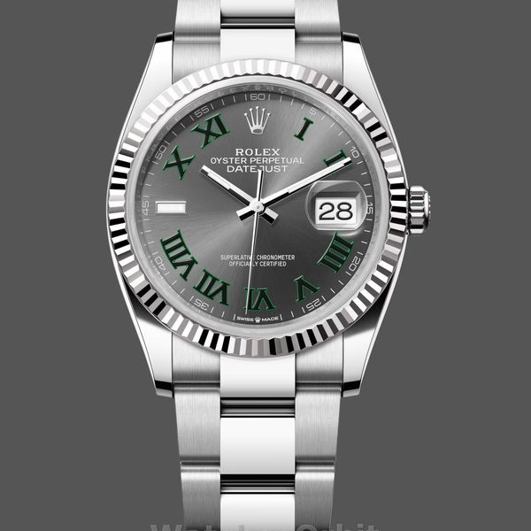 Replica Rolex Datejust 36 Wimbledon Dial Midsize M126234 0046 Luxus Unisex Uhr Luxuriöse Optik