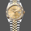 Replica Rolex Datejust 36MM 126233 0015 Champagner Index Zifferblatt Geriffelte Lünette Unisex Replica Uhr Hochwertige Unisex Replica Uhr online kaufen