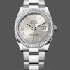 Replica Rolex Datejust 36mm Stainless Steel m126284rbr 0022 Silver Roman VI IX Oyster Wunderschönes Design