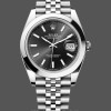 Replica Rolex Datejust 41 41mm 126300 0012 Bright Black Index Dial Kompromisslose Präzision