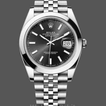 Replica Rolex Datejust 41 41mm 126300 0012 Bright Black Index Dial