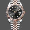 Replica Rolex Datejust 41 Everose Gold Black Dial Jubilee Bracelet 126331 Exklusive Verarbeitung