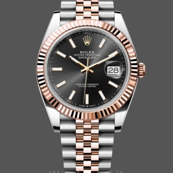 Replica Rolex Datejust 41 Everose Gold Black Dial Jubilee Bracelet 126331 Exklusive Verarbeitung