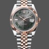 Replica Rolex Datejust 41 Everose Gold Oystersteel Grey Dial m126331 0016 Edle Materialien