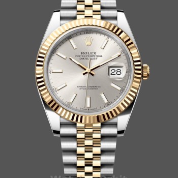 Replica Rolex Datejust 41 Jubilee Bracelet Silver Dial M126333 0002 Herrenuhr