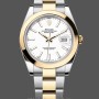 Replica Rolex Datejust 41 m126303 0015 Two Tone White Dial Herrenuhr