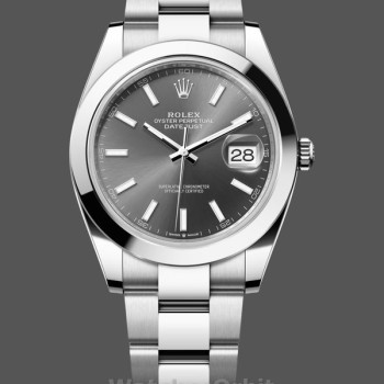 Replica Rolex Datejust 41 Oyster Edelstahl Slate Dial M126300 0007 Herrenuhr
