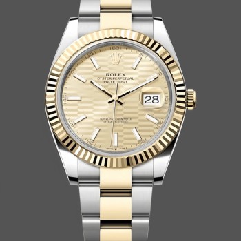 Replica Rolex Datejust 41 Oystersteel & 18K Yellow Gold 126333 0021 Herrenuhr