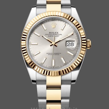 Replica Rolex Datejust 41 Oystersteel Silver Dial M126333 0001 Herrenuhr