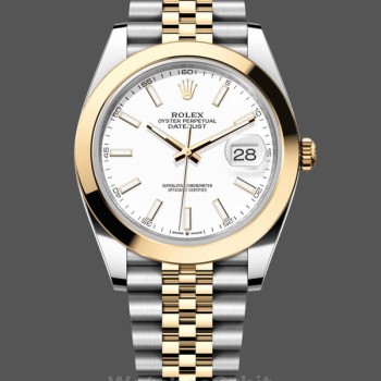 Replica Rolex Datejust 41 Edelstahl und Gelbgold M126303 0016 Herrenuhr