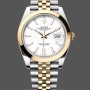 Replica Rolex Datejust 41 Edelstahl und Gelbgold M126303 0016 Herrenuhr
