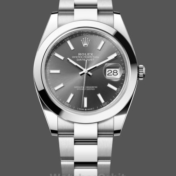 Replica Rolex Datejust 41 Edelstahl Slate Dial M126300 0007 Herrenuhr
