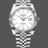 Replica Rolex Datejust 41 Steel & White Gold White Dial Jubilee Bracelet M126334 0010 Herrenuhr Authentisches Aussehen