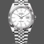 Replica Rolex Datejust 41 Steel & White Gold White Dial Jubilee Bracelet M126334 0010 Herrenuhr