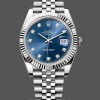 Replica Rolex Datejust 41 Weißgold Blaues Zifferblatt 126334 0016 Ideal für Herren