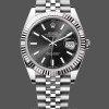 Replica Rolex Datejust 41mm Edelstahl 126334 0018 Schwarzes Index Jubiläum Klassisches Design