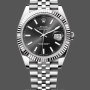 Replica Rolex Datejust 41mm Edelstahl 126334 0018 Schwarzes Index Jubiläum