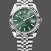 Replica Rolex Datejust 41mm Stainless Steel 126334 0030 Mint Green Dial Fluted Jubilee Kompromisslose Präzision