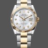 Replica Rolex Datejust 41mm Steel and Yellow Gold 126333 0017 White Mop Diamond Oyster Präzise Verarbeitung