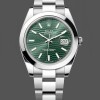Replica Rolex Datejust 41mm Steel Oyster Bracelet Smooth Bezel 126300 0021 Perfekte Replik