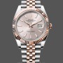 Replica Rolex Datejust 41mm Two Tone Rose Gold Jubilee Band Sundust Index Dial 126331 0010