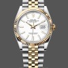 Replica Rolex Datejust m126233 0019 Weißes Index-Zifferblatt Geriffelte Lünette 36MM Unisex Replica Uhr Hochwertige Damen Replica Uhr online kaufen