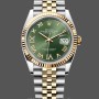Replica Rolex Datejust m126233 0025 Olive Green Dial 36MM Unisex Replica Uhr