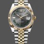 Replica Rolex Datejust m126333 0020 Grey Dial Jubilee 41mm Two Tone Herrenuhr
