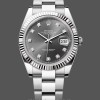 Replica Rolex Datejust m126334 0005 Fluted Bezel Dark Rhodium Grey Dial 41MM Herren Replica Uhr Hochwertige Luxus Replica Uhr online kaufen