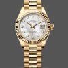 Replica Rolex Datejust m279178 0025 Mother Of Pearl Dial Fluted Bezel 28mm Lady Replica Uhr Wunderschönes Design