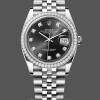 Replica Rolex Datejust Stainless Steel 126284RBR 0019 Black Diamond Jubilee Exklusive Verarbeitung