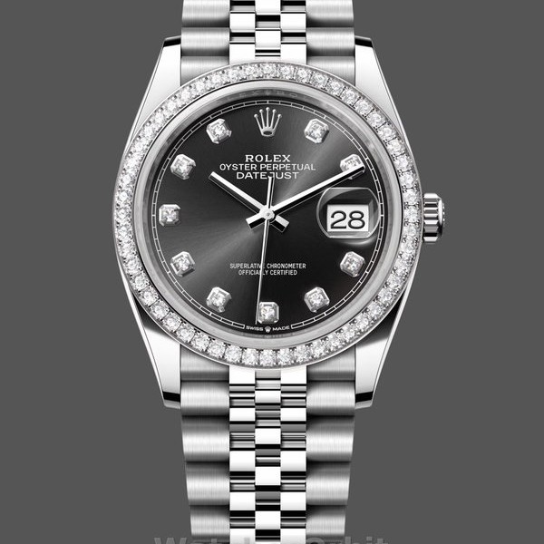 Replica Rolex Datejust Stainless Steel 126284RBR 0019 Black Diamond Jubilee Exklusive Verarbeitung