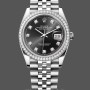 Replica Rolex Datejust Stainless Steel 126284RBR 0019 Black Diamond Jubilee