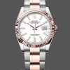 Replica Rolex Datejust Edelstahl und Roségold m126231 0018 Weißes Index-Zifferblatt Oyster Schweizer Handwerkskunst