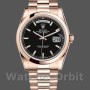 Replica Rolex Day Date 118205 Black Dial 36mm Unisex Replica Uhr