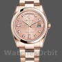 Replica Rolex Day-Date 118205 Rose Gold Pink Jubilee Diamond Dial 36mm Unisex Replica Uhr