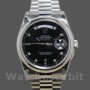 Replica Rolex Day Date 118206 Black Diamond Dial 36mm Unisex Replica Uhr