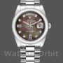 Replica Rolex Day Date 118206 Mother of Pearl Black Dial 36mm Unisex Replica Uhr