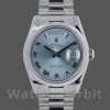 Replica Rolex Day Date 118206 Platinum Ice Blue dial 36mm Unisex Replica Uhr, Replika Uhren, Hochwertige Nachbildung