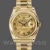 Replica Rolex Day-Date 118208 Arabic Numeral Wave Champagne Dial 36mm Unisex Replica Uhr, Replik, Präzise Verarbeitung